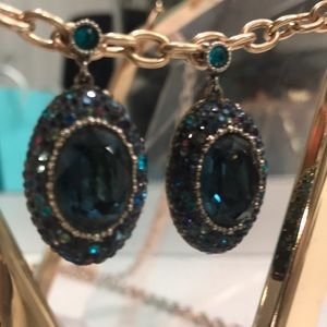Swarovski Crystal Online Vintage Blue Earrings